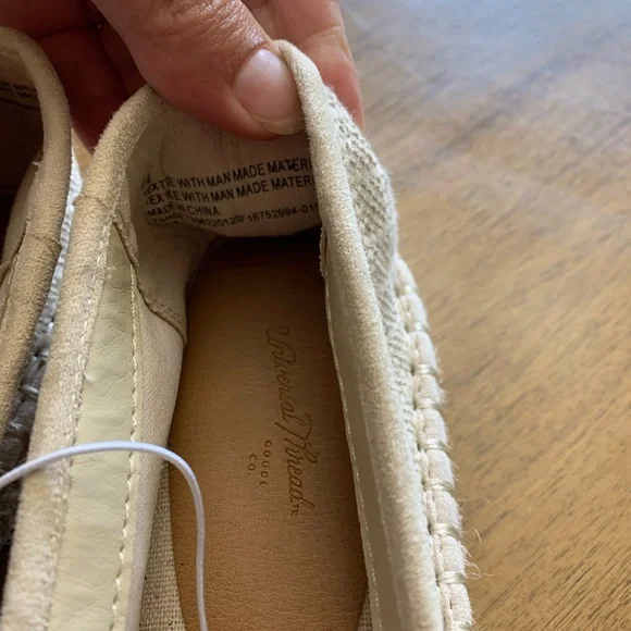 NWT Carly Espadrille Flat Cream - Picture 4 of 7